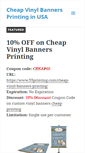 Mobile Screenshot of cheapbannerusa.com
